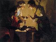 Hendrick ter Brugghen Selling His Birthright oil painting